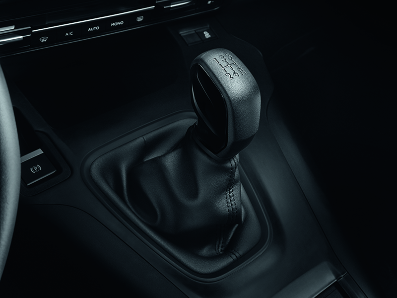 CITROEN Citroen C3 Gearshift knob BVM5 Black leather & Black lacquer